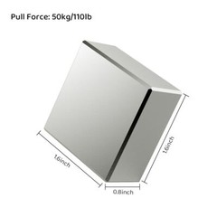 2pcs N52 Super Strong Large Grade Neodymium Large Block Rare Earth 40x40x20mm US