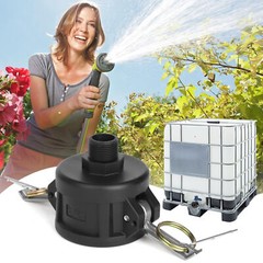10PC 275 330 Gallon IBC Tote Water Tank Drain Adapter 2″Cam Lock for Garden Hose