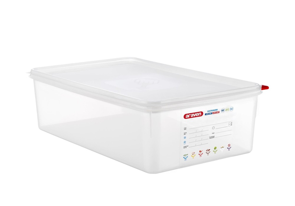 Araven Airtight Container Food Pan Lid For Storage In Kitchen And Restaurant