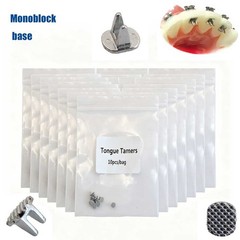 Dental Ortho Bite Turbos Openner Tongue Tamers Monoblock Bondable Hinge 10 Packs