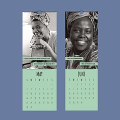 2027 Claiming the Spotlight Wall Calendar – Inspiring Women, 5.5×16.5″