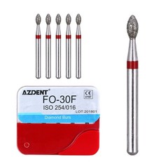 20packs/100Pcs Dental Diamond Burs for High Speed Handpiece Medium FG 1.6MM