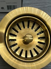 Signature Hardware SHDF130BG Disposal Flange Stainless Steel, Brushed Gold READ