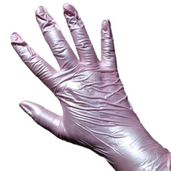 Top Glove Nitrile Disposable Powder Free Glove – Pearlescent Pink/ Violet 50s