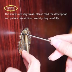 1600 Pcs 2MM Small Screws Flat Head Cross Micro Woodworking Kit Gold Black