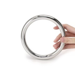 Metal O Ring Heavy Duty Solid Round Rings Welded Smooth A2 Stainless 15-150mm