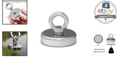 260 lbs Fishing Magnet, Neodymium Magnet for River, Outdoor Magnetic Fishing