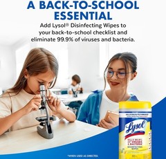 Lysol Disinfecting Wipes 4 Pack | Multi-Surface All-Purpose Cleaner 320 Count
