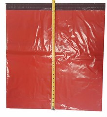 50 24×24 Red Poly Mailer Plastic Shipping Bag Envelopes Polybags Polymailer