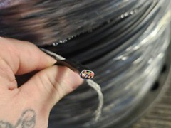 1000FT Heavy Duty Black Electric Cable Wire