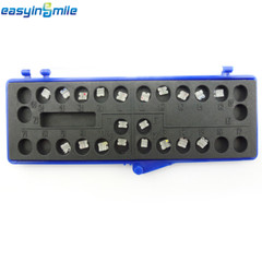 10Packs EASYINSMILE Dental Ceramic Brackets Clear Brace Roth 022 3 4 5W/hook