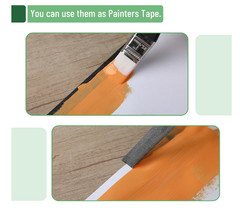 3 pack 1″ inch x 60yd Rolls (24mm x 55m) STIKK Black Painters Masking Tape