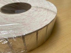 10,000 ROLL CHROME TAMPER EVIDENT VOID SECURITY LABELS – 1.75 X .75 IN.