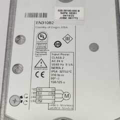 Johnson Controls 025 38180 000 Electric Actuator, 24VAC 50/60Hz, 8VA – NEW