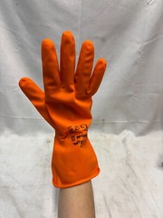 Chemical Resistant Nitrile Rubber 9mil Cleaning Gloves – Showa 707HVO – LARGE