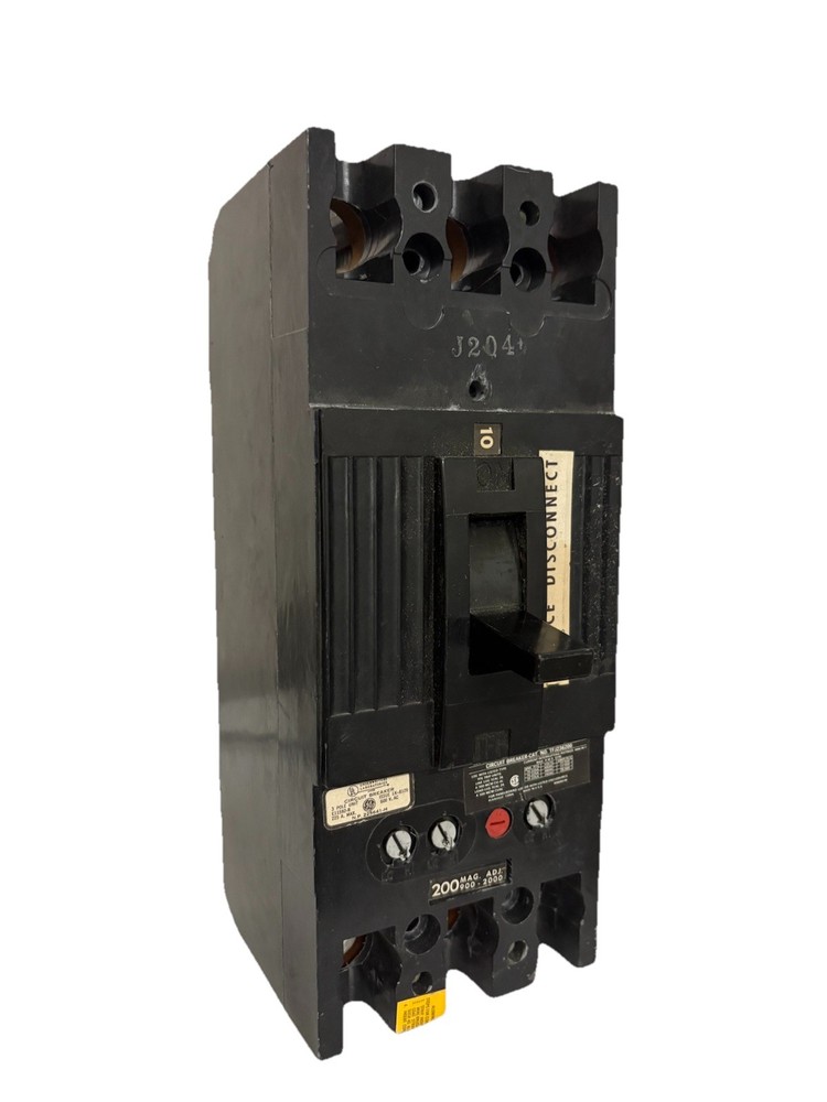 General Electric TFJ236200 Circuit Breaker 3 Pole 200 Amp 600 Volt AC – Chipped
