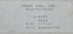 NEW – Omega PX41T0-5KAI Heavy Duty Industrial Pressure Transmitter 0-5000 PSIA