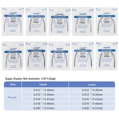 AZDENT Dental Orthodontic Round Arch Wire Oval Form Oval Round Stainless Steel