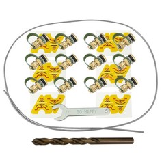 12-Pack Durable Brass Gas Can Vent Caps Kit for Faster Fuel Flow – Universal Fit
