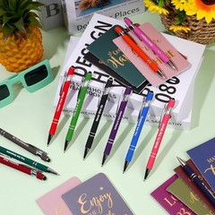 Colorful Inspirational Notepads and Pens Set, 96 Pcs