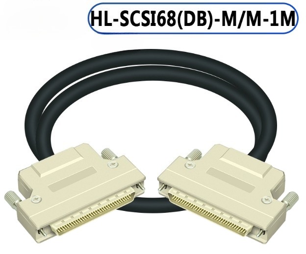 1PCS SCSI68 data cable male to male metal head HL-SCSI68 (DB) – M/M-1/2/3/4/5M