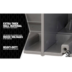 Smart Box 3-Gang Multi-Mount Adjustable Depth Device Box