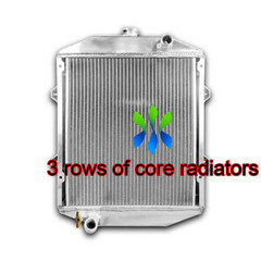 Aluminum Radiator For John Deere 1050 Compact Tractor OE# CH13963 & CH18416 3Row