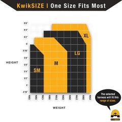 KwikSafety TYPHOON DiamondBACK Safety Harness (Back Support) 3 D Ring ANSI OSHA