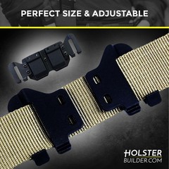 Holster Speed Clips – Belt Clip for Outlaw OWB Holsters – Adjustable Cant for…