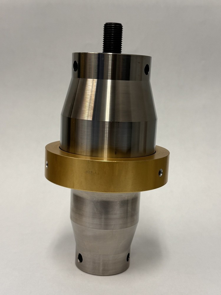 Geniune OEM Branson Gold 20 kHz Booster, 101-149-057, 1:1.5 Gain, 1/2-20 thread