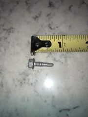 #10x 3/4″ GALVANIZED SELF DRILL Sheet Metal Screw Hex Head Washer BAG 250 5/16”
