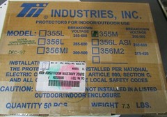 New Tii Totel Failsafe TFS Station Module Gas Tube Surge Protector Telecom 355M