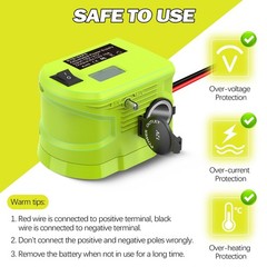 YNDZ Step Down Converter for Ryobi 18V Battery, Adjust from DC 18V to 5V-13V,