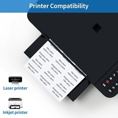 500 Sheets 1×2-5/8 Address Shipping Labels – Bulk Pack for Laser/Inkjet Printers