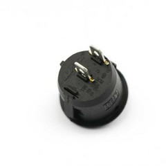 5x Small Round Rocker Switch Locking ON/OFF DC 5A/12V SPST Circle AC 6A/250V/125