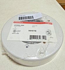 WIREMOLD – 2338A-WH – NON-METALLIC ROUND FIXTURE BOX WHITE