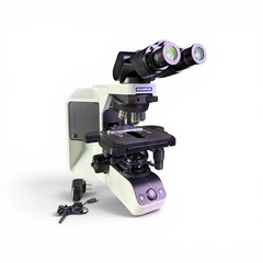 Olympus BX43F Compound Microscope w/ U-TBI-CLI Tilting Binoculars & 5 Objectives