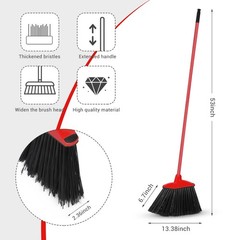 Willbond 20 Pcs Heavy Duty Broom Outdoor Indoor Commercial Angle Brooms Bulk