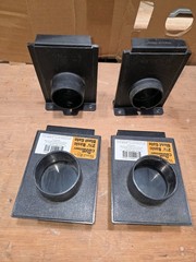 4ea 2 1/2 inch Dust Collection Blast Gates