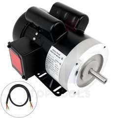 Electric Motor 3HP General Purpose Motor Single Phase 3450RPM 56C 208-230V TEFC