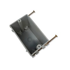 LOT 7 CANTEX EZ23SN 1-Gang New Work PVC Electrical Switch Outlet Box 23 Cu. In.