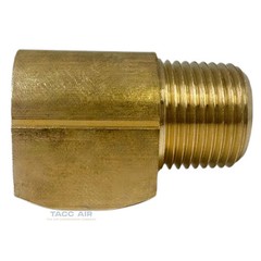 2 Pack 3/8″ NPT Brass Street Elbow 90 Degree Pipe Thread Fitting Male Female