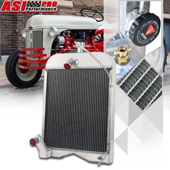3-Row Aluminum Radiator Fit Ford Tractor 8N 9N 2N Models 8N8005 86551430