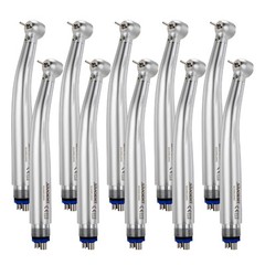 1-10 PCS SANDENT Dental LED E-Generator High Speed Handpiece Push 4 H Ceramic po