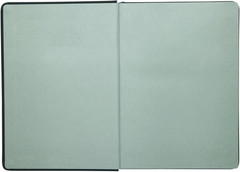 Eccolo Yellow Daisy Emblem Blank Lined Journal Notebook, 256 Ruled Pages, Padded