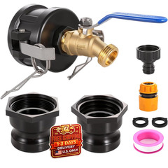 IBC Tote Hose Adapter 2″ Camlock to 3/4″ Garden Hose Male Fitting Pack