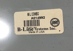 B-Line Systems, A014992, 6-1/4″ Wireway 90 Degree Elbow