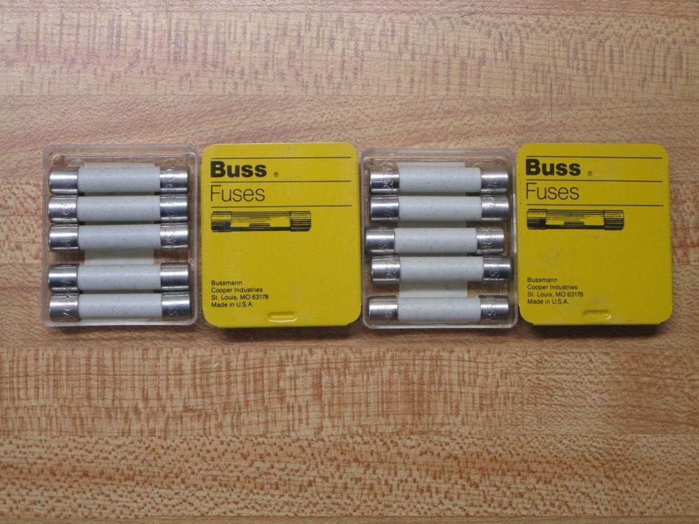 Eaton/Buss MDA-6-1/4 Bussmann Fuse Cross Ref 1CM15 White (Pack of 30)