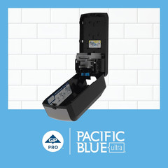 Pacific Blue Ultra Wall-Mounted Manual Dispenser for Foaming Hand Soap and Hand