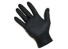 Uline Black Industrial Nitrile Gloves – Powder-Free, 6 Mil, Large ITEM: S-16767L